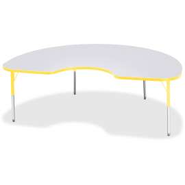 Jonti-Craft Berries Elementary Height Color Edge Kidney Table
