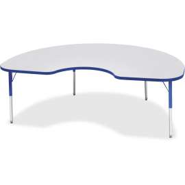 Jonti-Craft Berries Elementary Height Color Edge Kidney Table