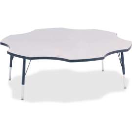 Jonti-Craft Berries Elementary Height Prism Six-Leaf Table
