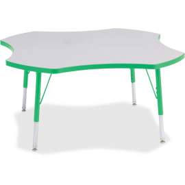 Jonti-Craft Berries Elementary Height Prism Four-Leaf Table