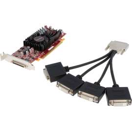VisionTek Radeon 5570 SFF 1GB DDR3 4M VHDCI DVI (4x DVI-D), Fan Cooler, DirectX 11.0, OpenGL 3.2, 4 x Total Number of DVI, PC