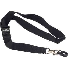 DURABLE® Tension Fit ID Gripper with Lanyard, Black, 10/Box