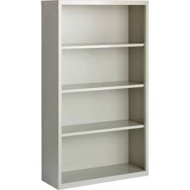 Lorell Fortress Series Light Gray Steel Bookcase