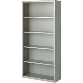 Lorell Fortress Series Light Gray Steel Bookcase