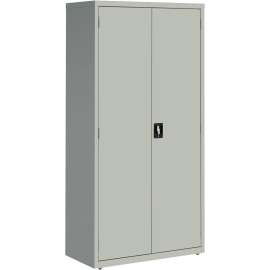 Lorell Fortress Steel Light Gray Storage Cabinet