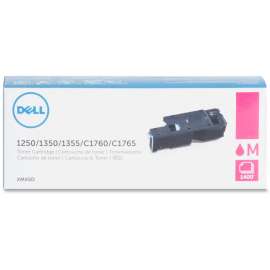 Dell Original Laser Toner Cartridge, Magenta, 1 Each, 1400 Pages