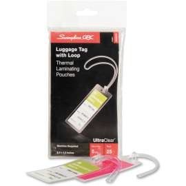 GBC Luggage Tag Loop Thermal Laminating Pouches