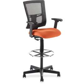 Lorell Mesh Back Drafting Stool