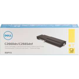 Dell Original Laser Toner Cartridge, Yellow, 1 Each, 1200 Pages