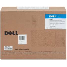 Dell GD531 Original Toner Cartridge, Laser, 10000 Pages, Black, 1 Each