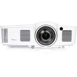 Optoma EH200ST Full 3D 1080p 3000 Lumen DLP Short Throw Projector with 20,000:1 Contrast Ratio and MHL Enabled - 1920 x 1080 - Ceiling, Front, Rear - 1080p - 5000 Hour Normal Mode - 6000 Hour Economy Mode - Full HD - 20,000:1 - 3000 lm - HDMI - USB