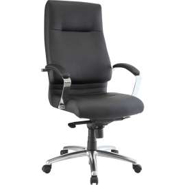 Lorell Modern Exec. High-back Leather Chair