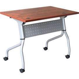 Lorell Cherry Flip Top Training Table