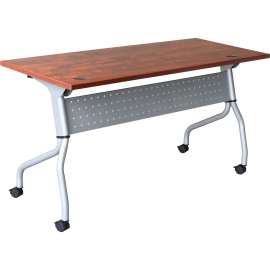 Lorell Cherry Flip Top Training Table