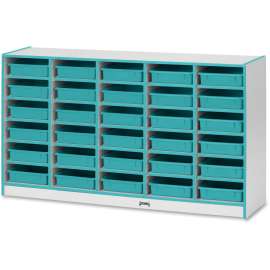 Jonti-Craft Rainbow Accents Mobile Paper-Tray Storage