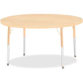 Jonti-Craft Berries Adult Height Maple Top/Edge Round Table