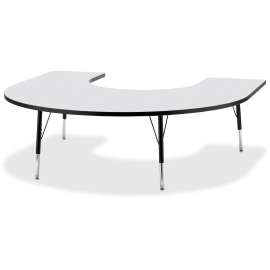 Jonti-Craft Berries Elementary Height Prism Edge Horseshoe Table