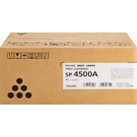 Ricoh SP 4500A Original LED Toner Cartridge, Black, 1 Each, 6000 Pages
