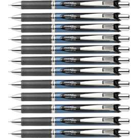 Pentel EnerGel Liquid Steel Tip Gel Pens