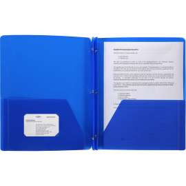Bus. Source 3-Hole Punched Poly Portfolios
