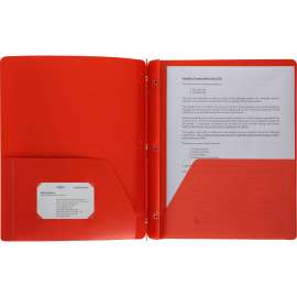 Bus. Source 3-Hole Punched Poly Portfolios