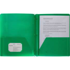 Bus. Source 3-Hole Punched Poly Portfolios