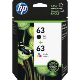 HP 63 Ink Cartridge Black/Tri-color 2-pack