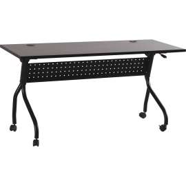 Lorell Espresso/Silver Training Table
