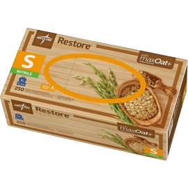 Medline Restore Nitrile Exam Gloves w/Oatmeal