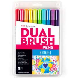Tombow Dual Brush Bright Palette Pen Set