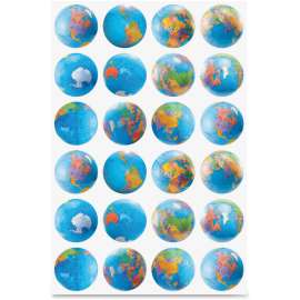 Hygloss Prod. Globes Stickers