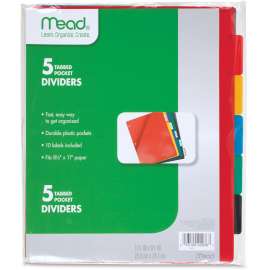 Mead 5 Tabbed Pocket Dividers