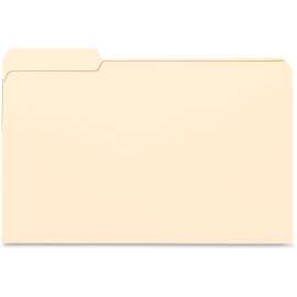 Bus. Source 1/3-cut Tab Legal Manila File Folders