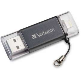 Verbatim - Store 'n' Go™ 16 GB Graphite OTG USB 3.2 Flash Drive for Apple™ Lightning (1 per Pack)