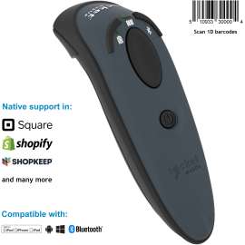 Socket Mobile DuraScan D730, 1D Laser Barcode Scanner, Gray, Wireless Connectivity, 1D Laser, Bluetooth