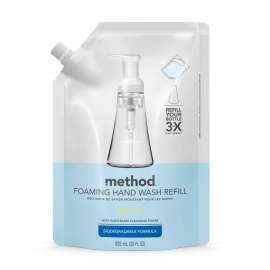 Foaming Hand Wash Refill, Sweet Water, 28 oz Pouch, 6/Carton
