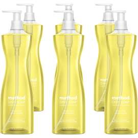 Dish Soap, Lemon Mint, 18 oz Pump Bottle, 6/Carton