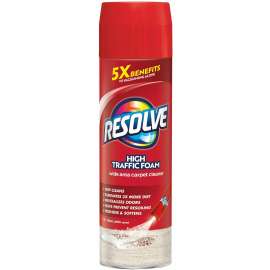 RESOLVE Foam Carpet Cleaner, Foam, 22 oz., Aerosol Can, 12/Case