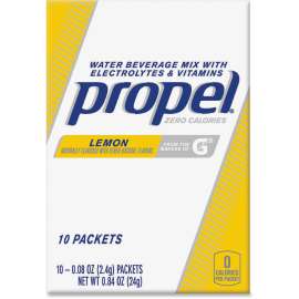 Quaker Foods Propel Lemon Beverage Mix Packs