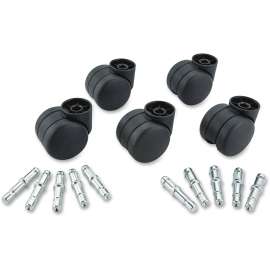Deluxe Futura Non-Hooded Casters, Nylon