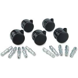 Deluxe Duet Non-Hooded Casters, Polyurethane