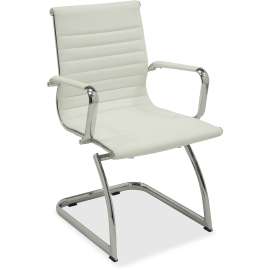 Lorell Modern Chair Mid-back Leather Guest Chair
