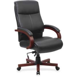 Lorell Leather High Back Executive Chair