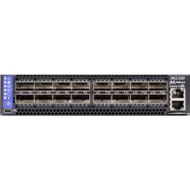 Nvidia Mellanox Half-Width 16-Port Non-Blocking 100GbE Open Ethernet Switch System - Manageable - 40 Gigabit Ethernet - 40GBase-X - 3 Layer Supported - Modular - Optical Fiber - 1U High - Rail-mountable, Rack-mountable
