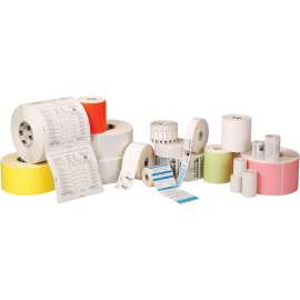 Zebra Technologies Zebra PolyPro 3000T, 3/4" Width x 1" Length, Permanent Adhesive, Rectangle, Thermal Transfer