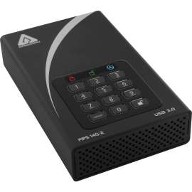 Apricorn Mass Storag Apricorn Aegis Padlock DT FIPS ADT-3PL256F-10TB 10 TB Desktop Hard Drive, 3.5" External, Black, TAA Compliant, Desktop PC Device Supported