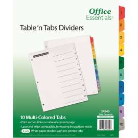 Avery® Office Essentials Table 'n Tabs Dividers