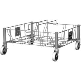 Slim Jim Steel Dolly, 200 lb Capacity., 20" x 20.6" x 9", Stainless Steel