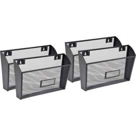 Lorell Steel Mesh Wall Pocket