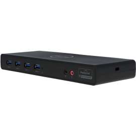 VisionTek VT4000 USB / USB-C Docking Station Dual 4K Displays, 6 x USB 3.0, RJ-45 Ethernet -2x HDMI -2x DisplayPort, Audio Line In, Audio Line Out